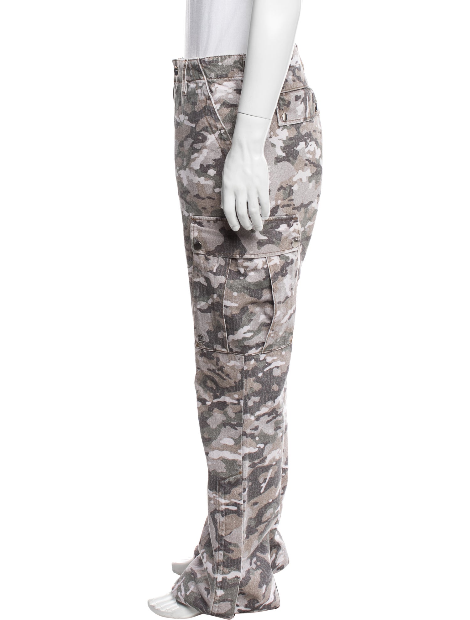 Amiri Camouflage Print Cargo Pants