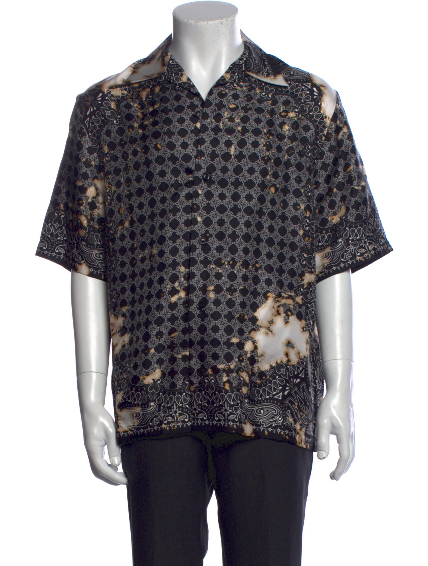 Amiri Silk Paisley Print Shirt