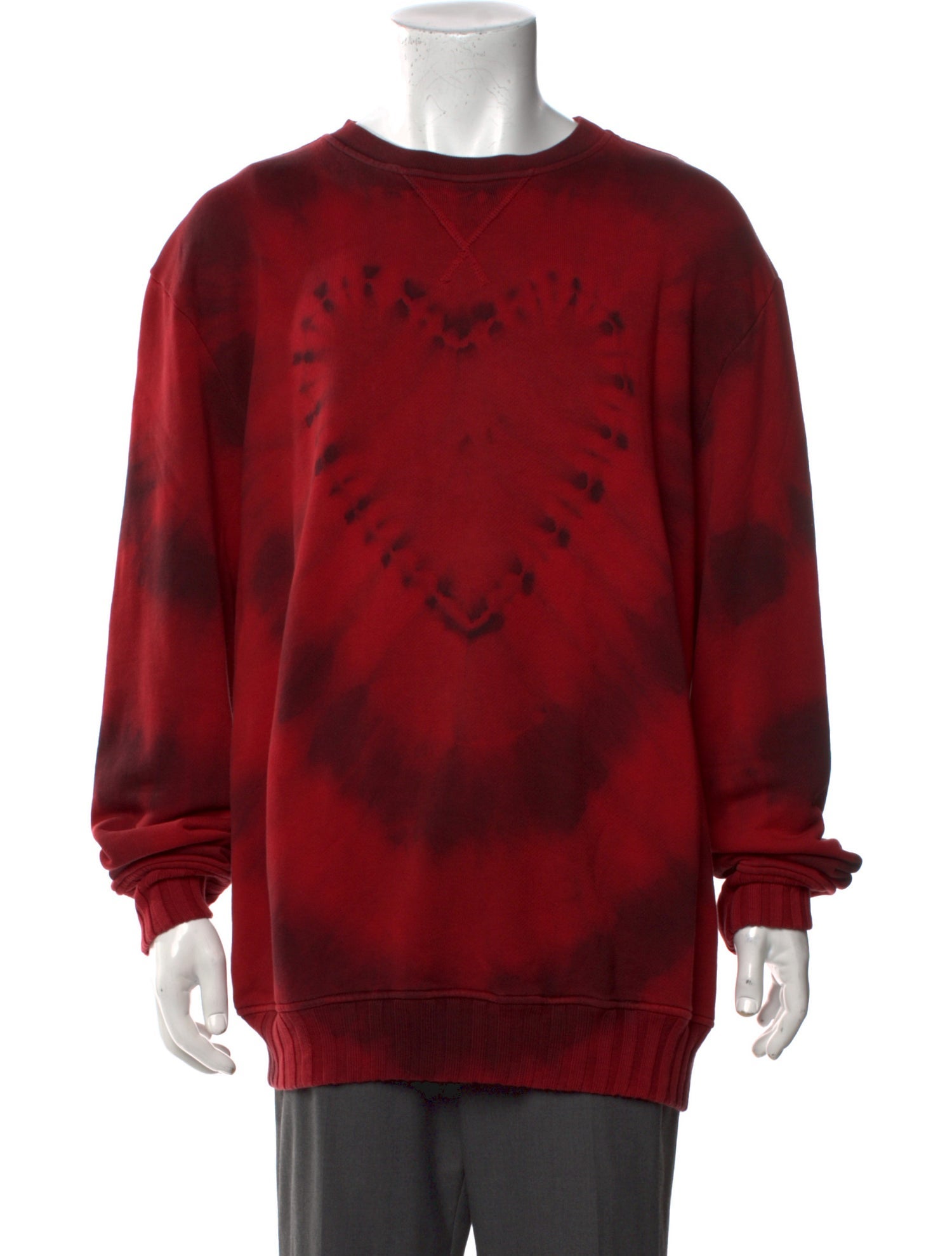 Amiri Tie-Dye Print Crew Neck Pullover