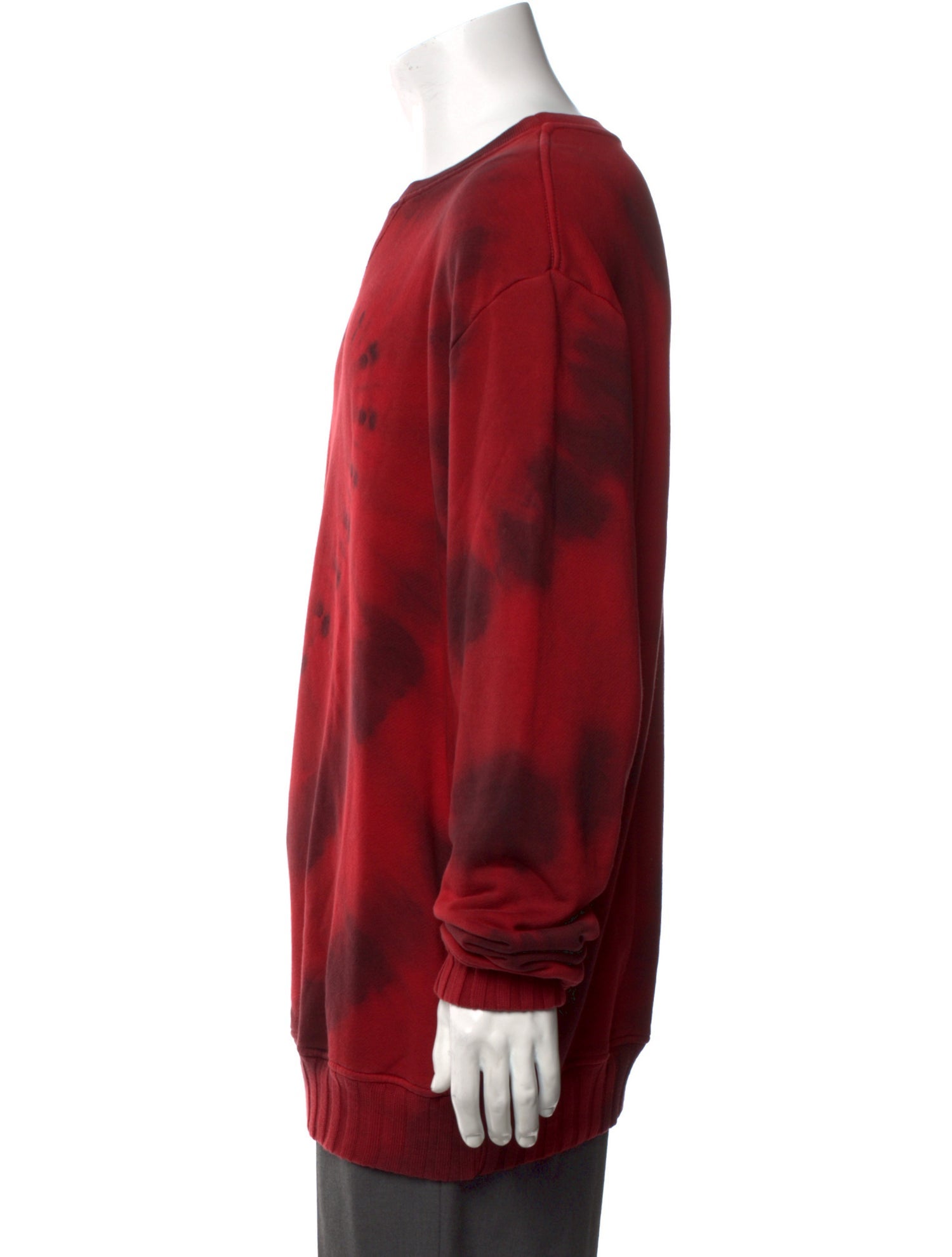 Amiri Tie-Dye Print Crew Neck Pullover