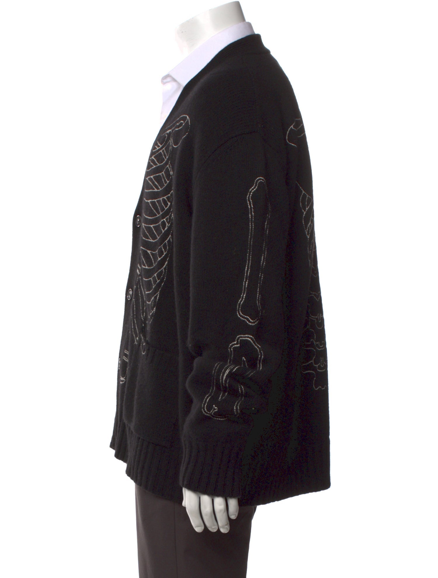 Amiri Graphic Print V-Neck Cardigan