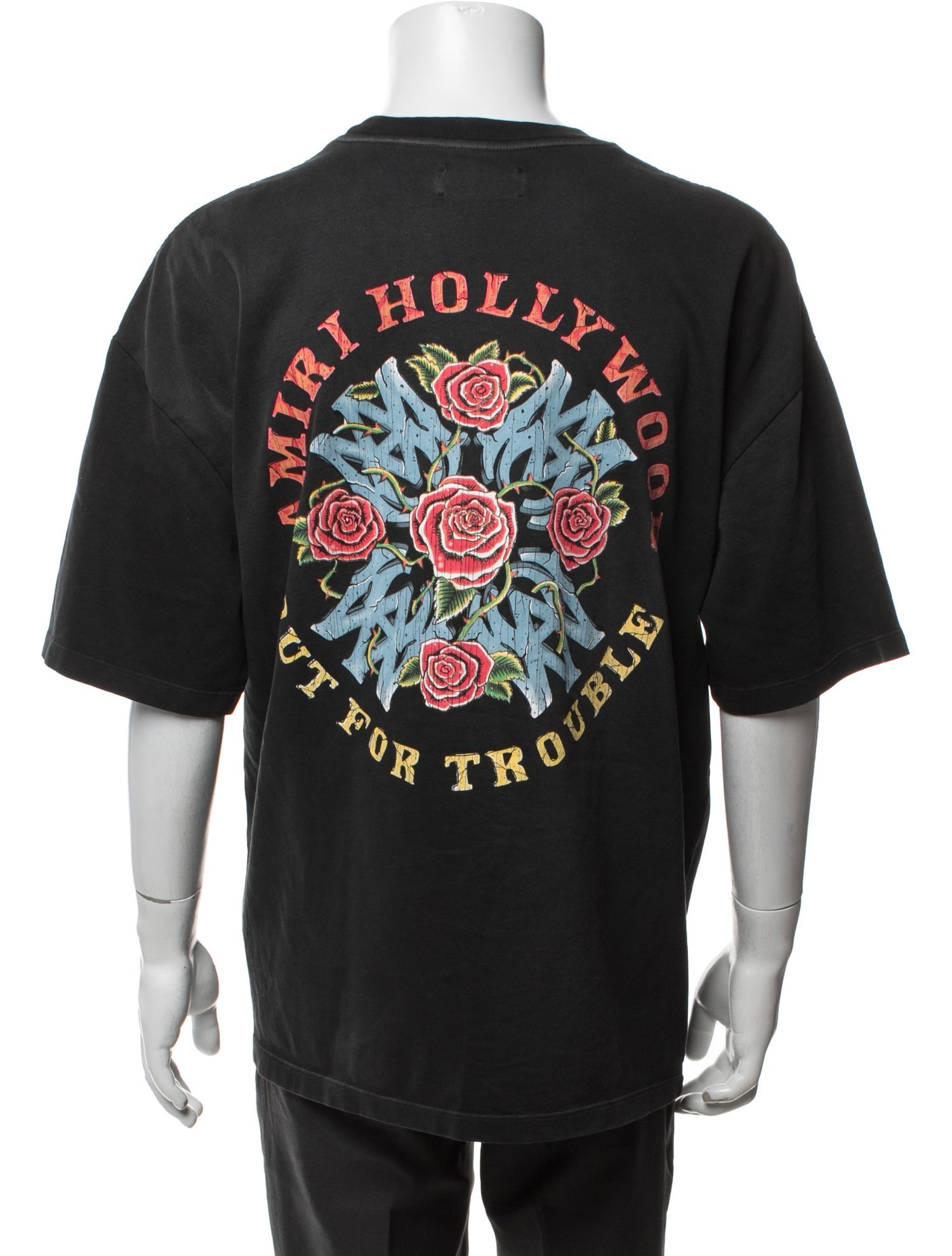 Amiri Graphic Print Crew Neck T-Shirt - Gem
