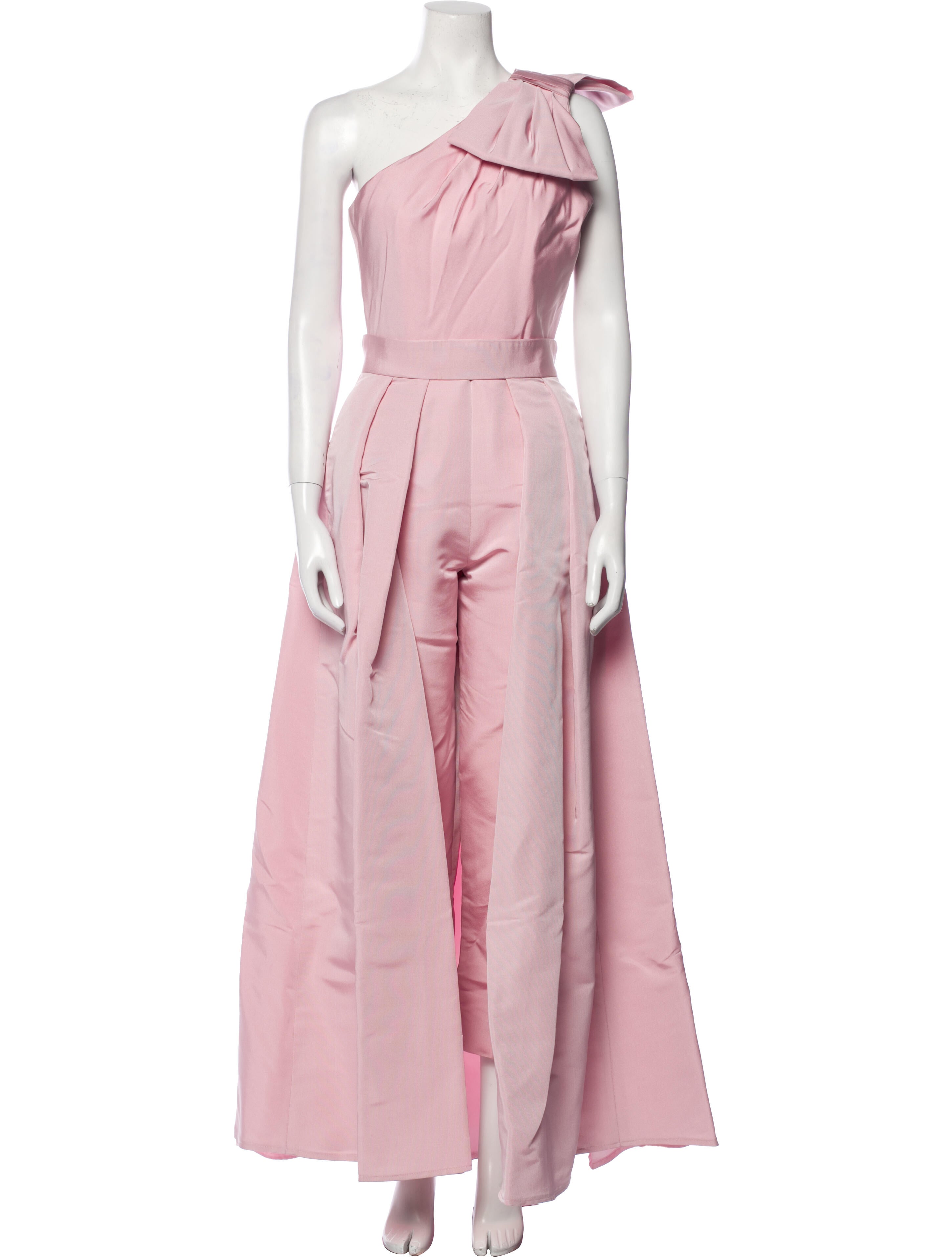 Alexia Maria Silk Pleated Accents Pant Set