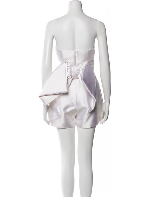 Alexia Maria Silk Strapless Romper