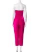 Alexia Maria Silk Strapless Jumpsuit