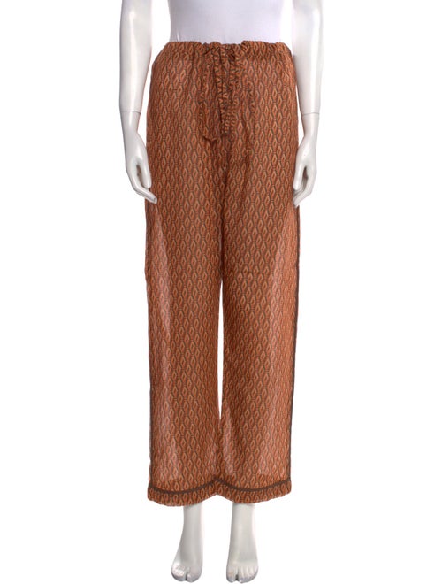 Aman Printed Straight Leg Pants