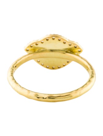 Amrapali 18K Diamond & Enamel Lotus Ring