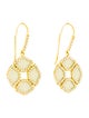 Amrapali 18K Diamond Manjari Lotus Enamel Earrings