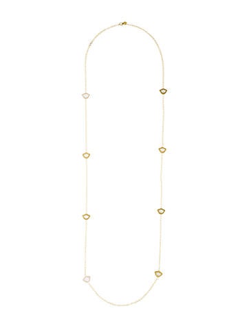 Amrapali Station 18K Diamond & Topaz Necklace