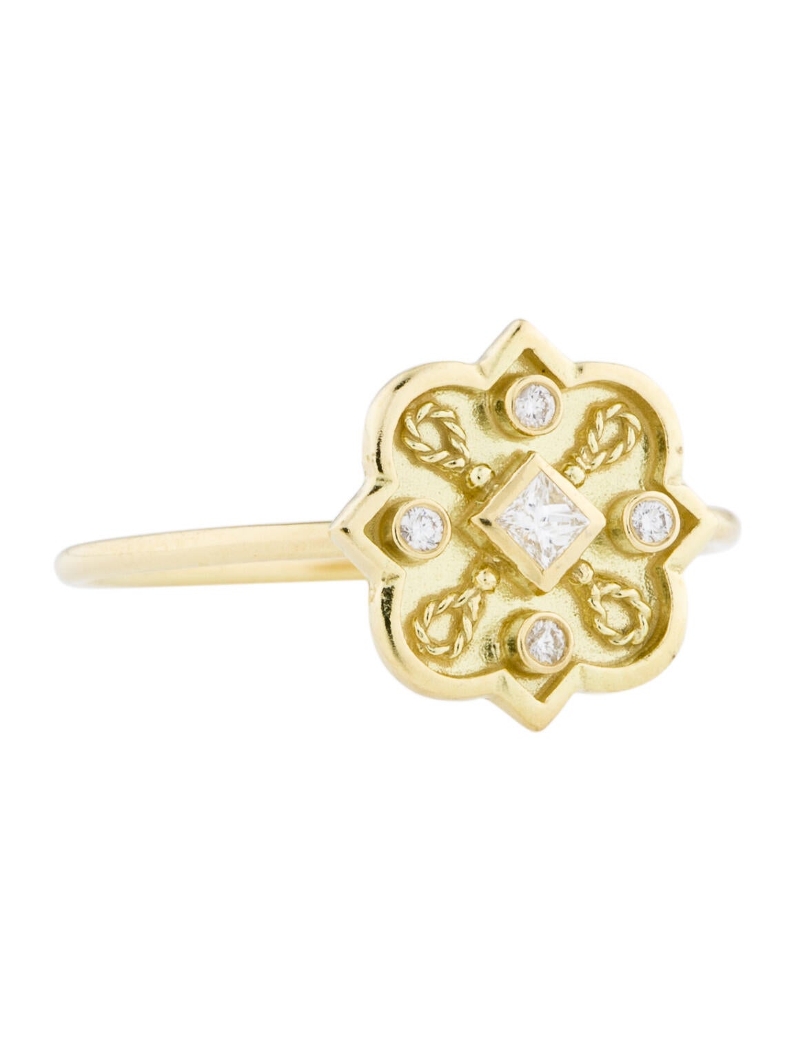 Amrapali 18K Diamond Heritage Mosaic Cocktail Ring