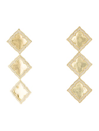Amrapali 18K Diamond Drop Earrings