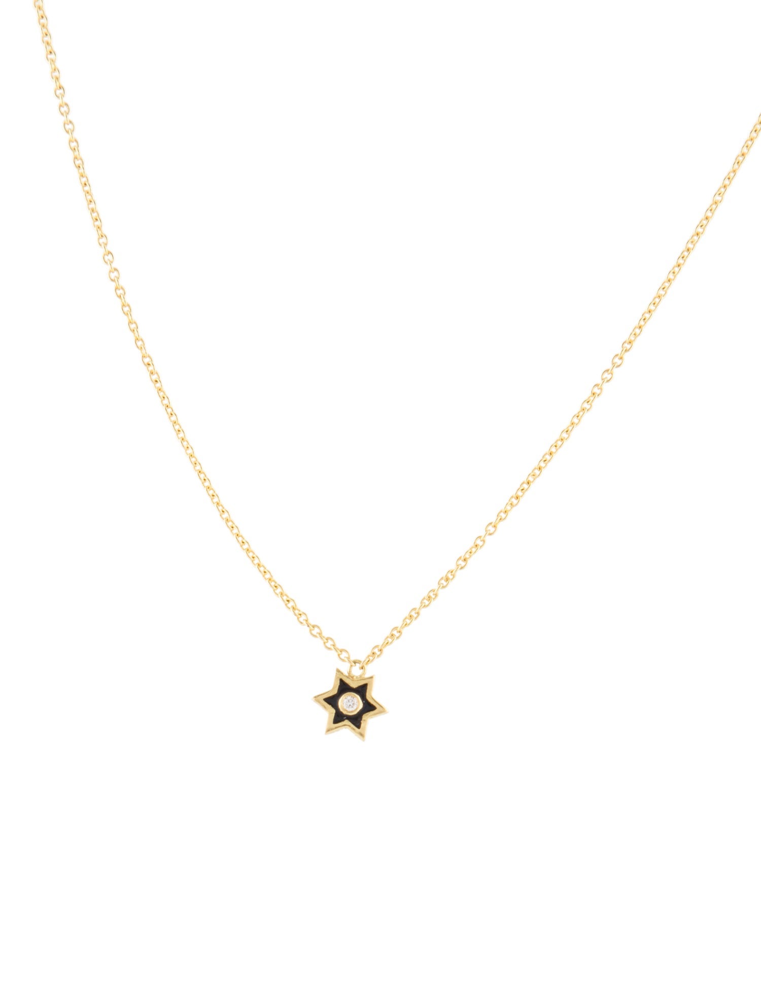 Amrapali 18K Diamond Star Pendant Necklace