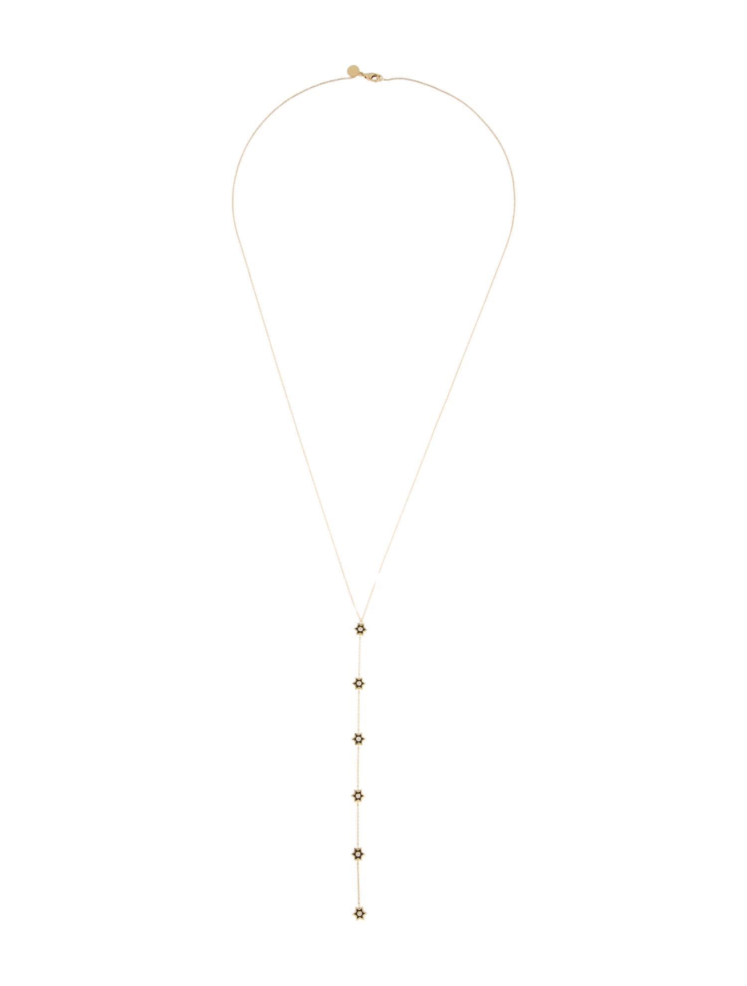 Amrapali 18K Diamond & Enamel Lavalier Drop Pendant Necklace