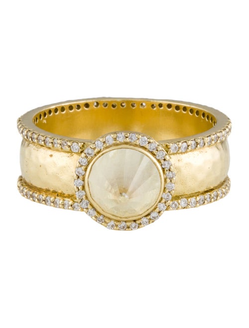 Amrapali 18K Topaz & Diamond Cocktail Ring