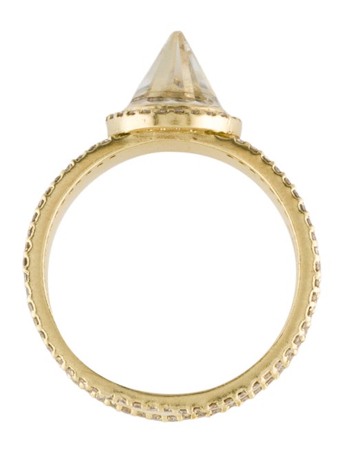 Amrapali 18K Topaz & Diamond Cocktail Ring