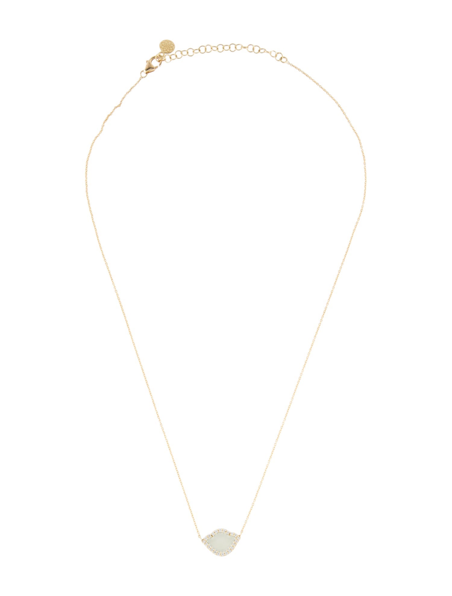 Amrapali 14K Diamond & Enamel Nalika Pendant Necklace