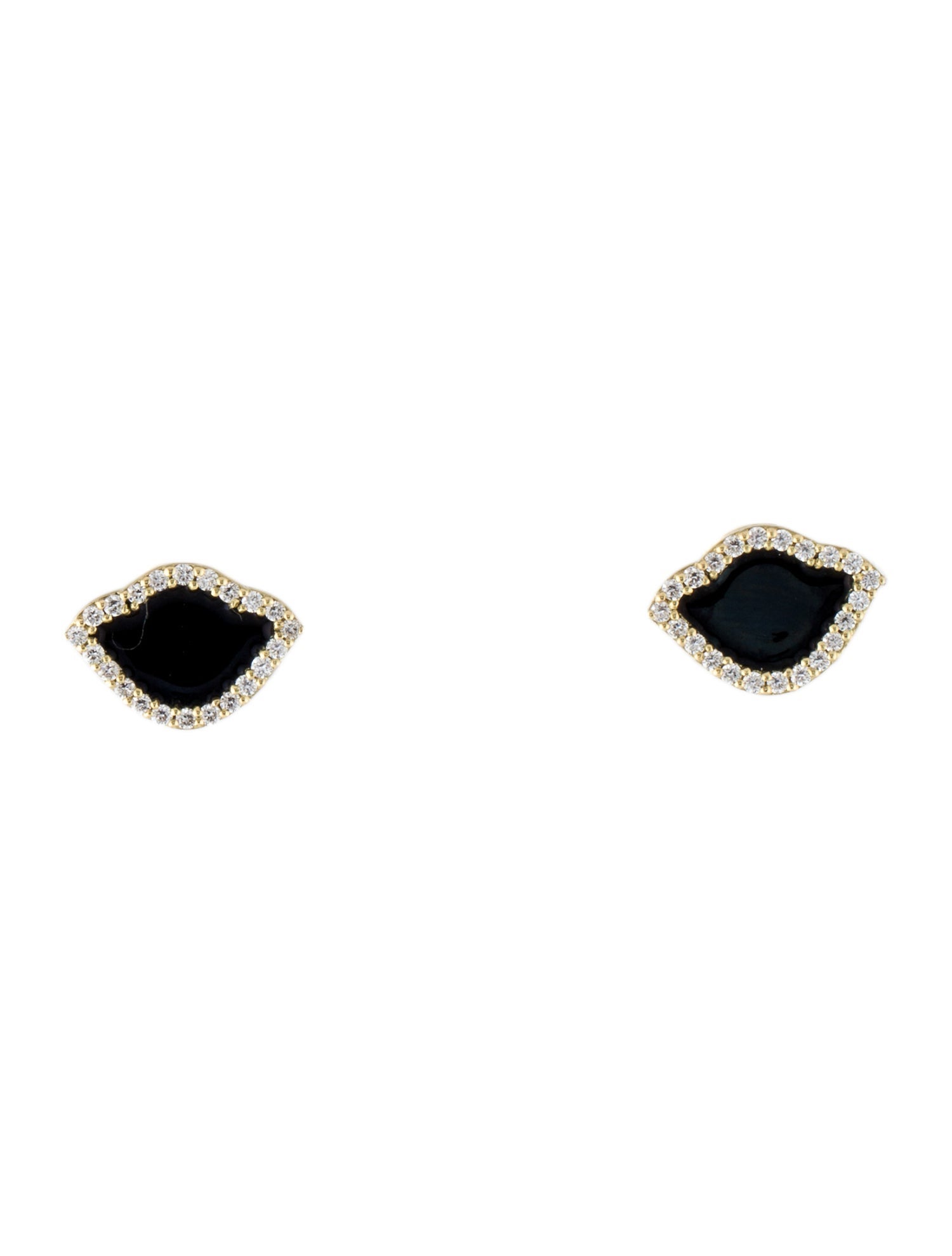 Amrapali 18K Diamond & Enamel Kamalini Lotus Stud Earrings