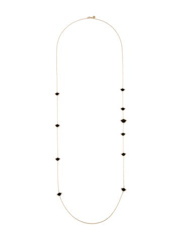 Amrapali Station 18K Diamond & Enamel Necklace