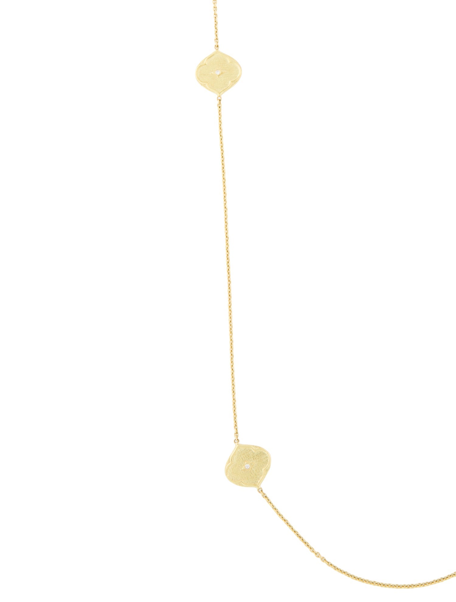 Amrapali 18K Diamond Station Chain Necklace