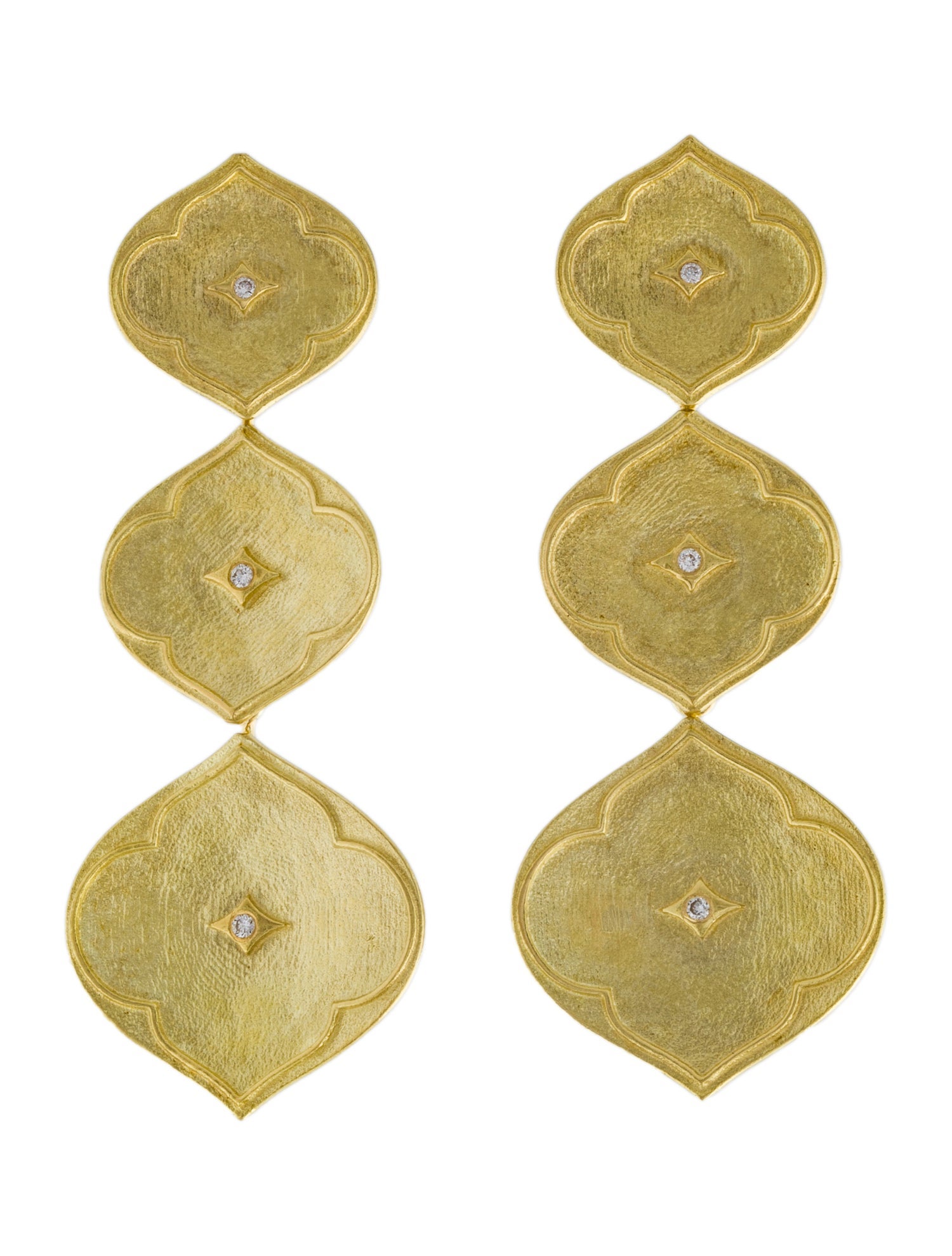 Amrapali 18K Diamond Drop Earrings