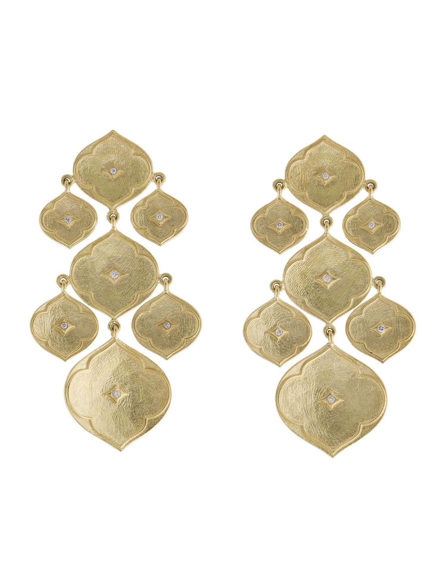 Amrapali 18K Diamond Drop Earrings