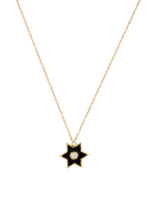 Amrapali 18K Diamond Star Pendant Necklace