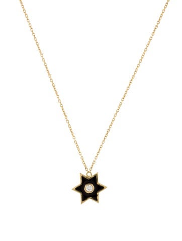 Amrapali Pendant Necklace 18K Diamond Star