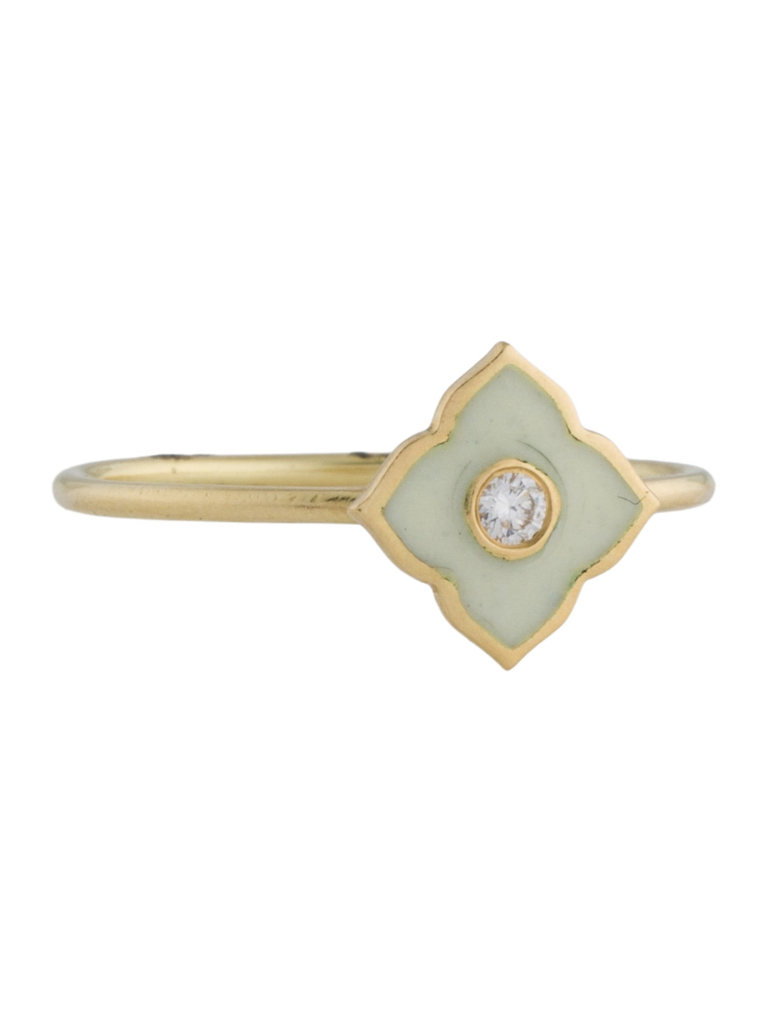 Amrapali 18K Diamond & Enamel Cocktail Ring