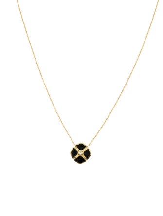 Amrapali 18K Enamel & Diamond Pendant Necklace