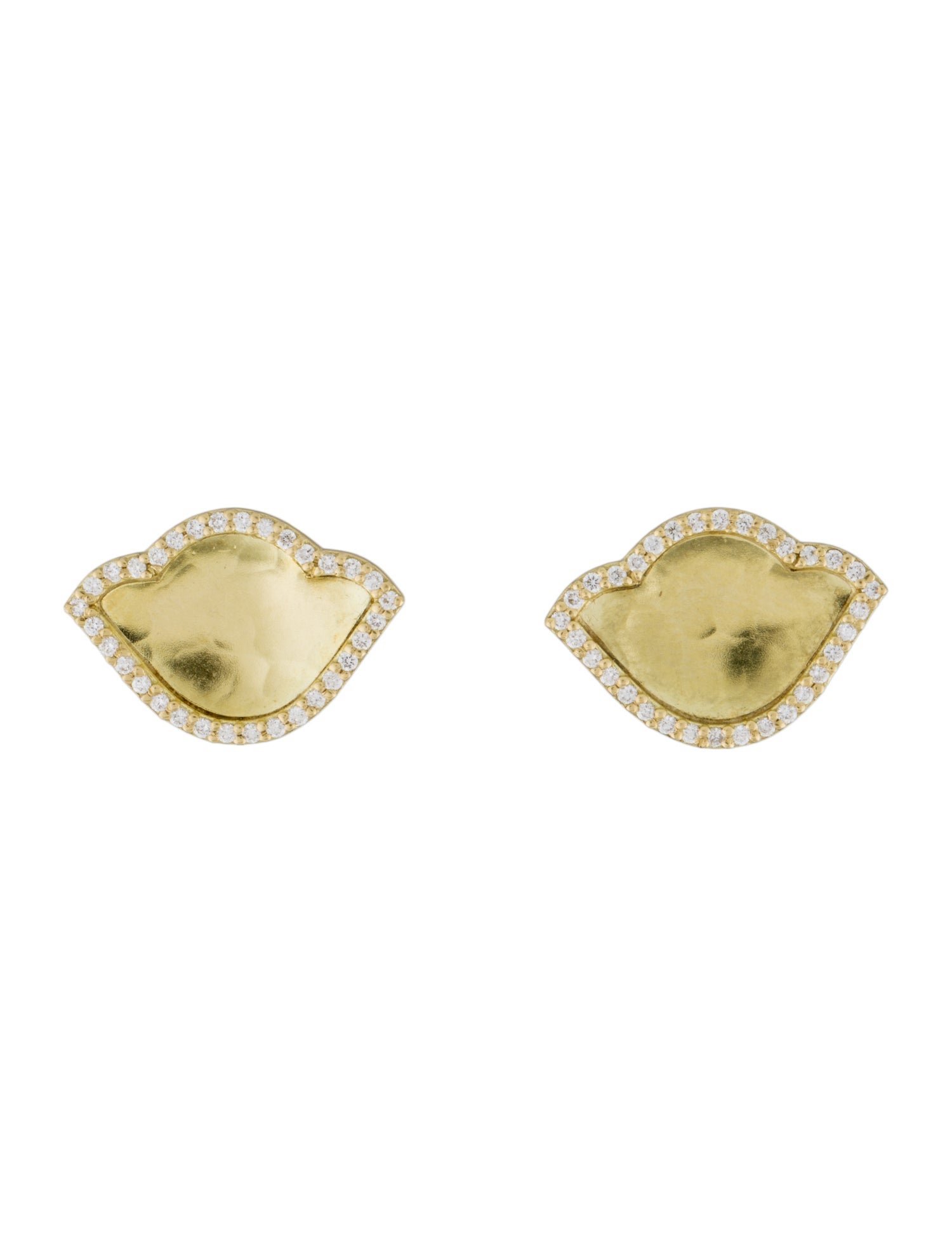 Amrapali 18K Diamond Karana Lotus Stud Earring
