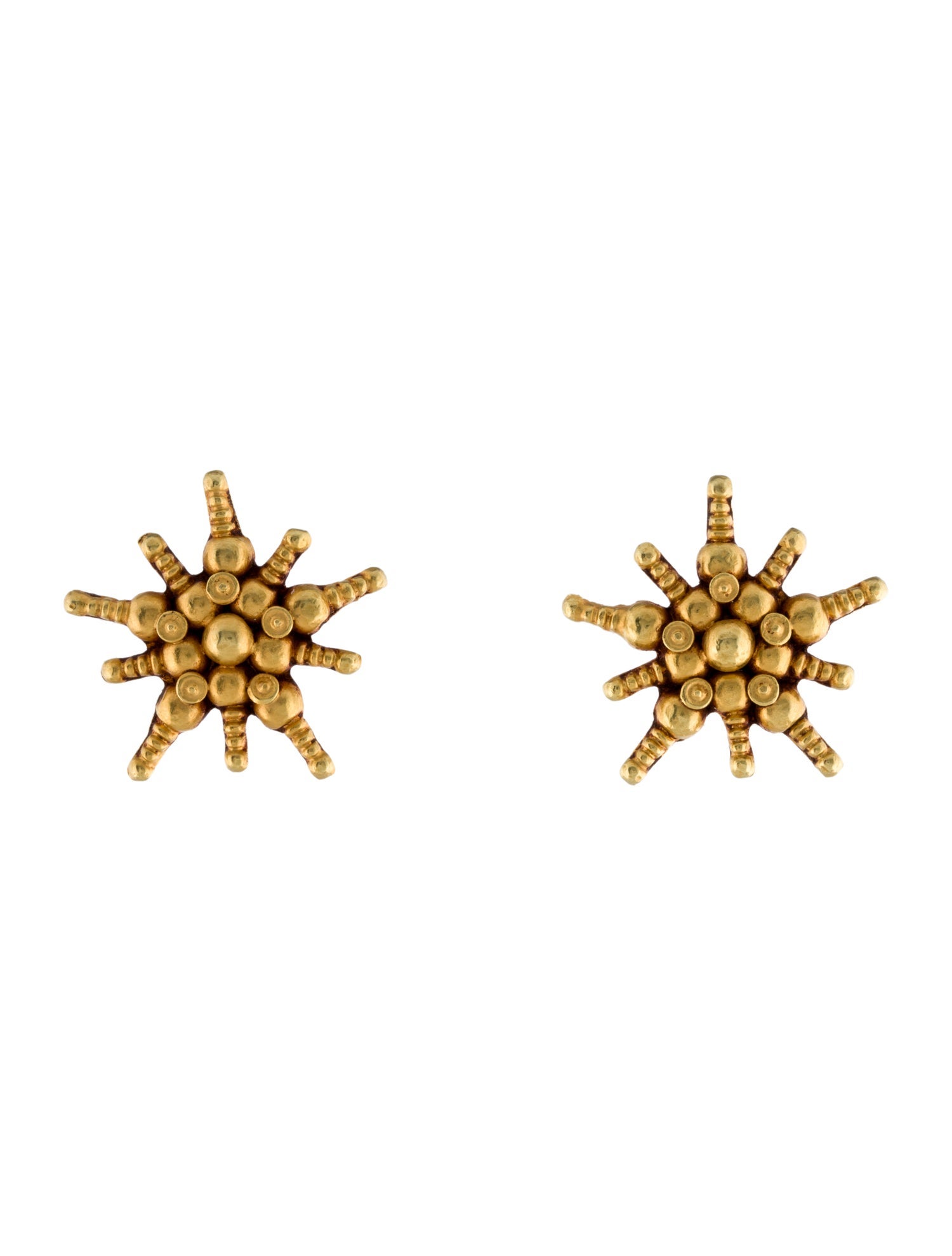 Amrapali 18K Sunburst Stud Earrings
