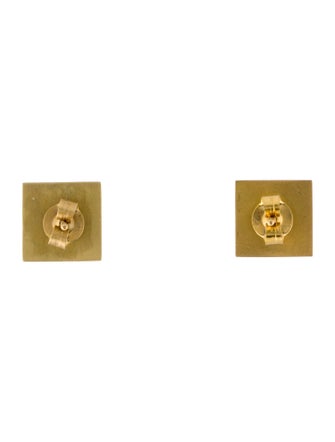 Amrapali 18K Enamel Square Holi Stud Earrings