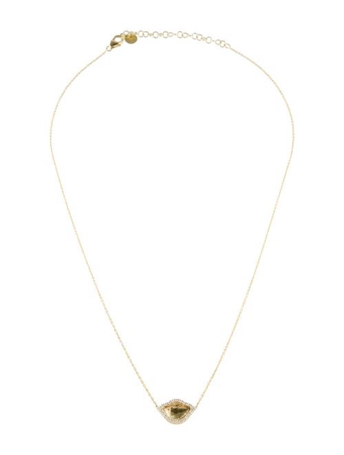 Amrapali 18K Diamond Karana Lotus Pendant Necklace