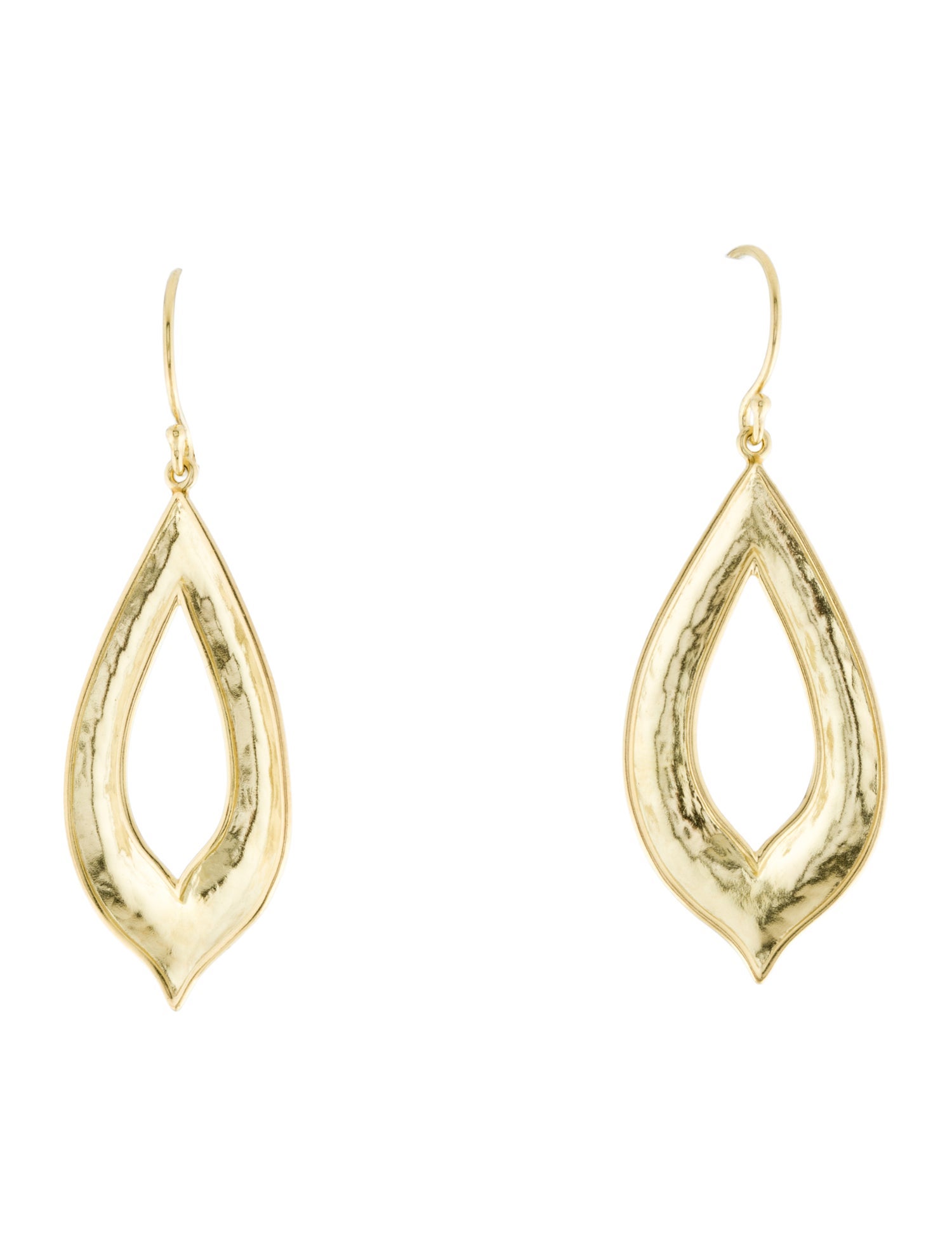 Amrapali 18K Varsha Open Concave Drops Earrings