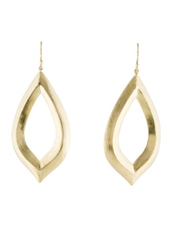 Amrapali 18K Cutout Drop Earrings