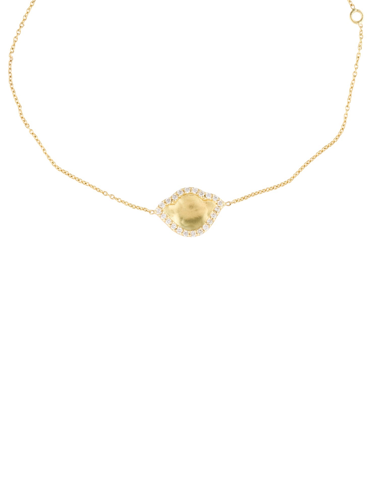 Amrapali 18K Diamond Nalika Lotus Fine Chain Bracelet