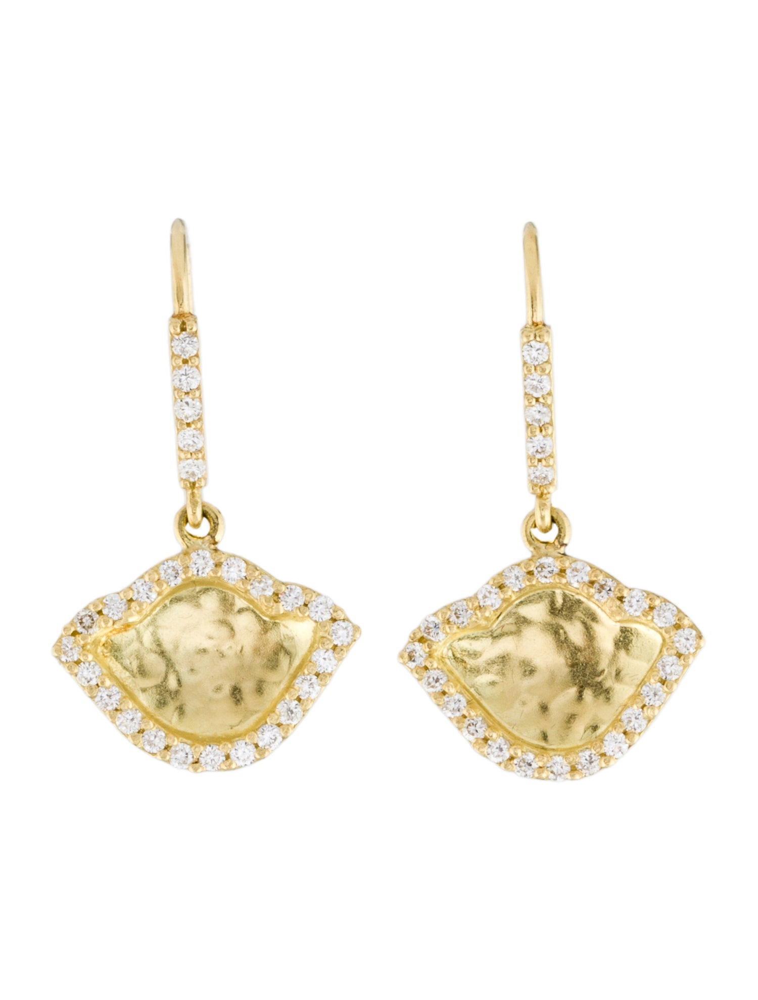 Amrapali 18K Diamond Nalika Lotus Earring