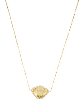 Amrapali 18K Diamond Karana Lotus Pendant Necklace