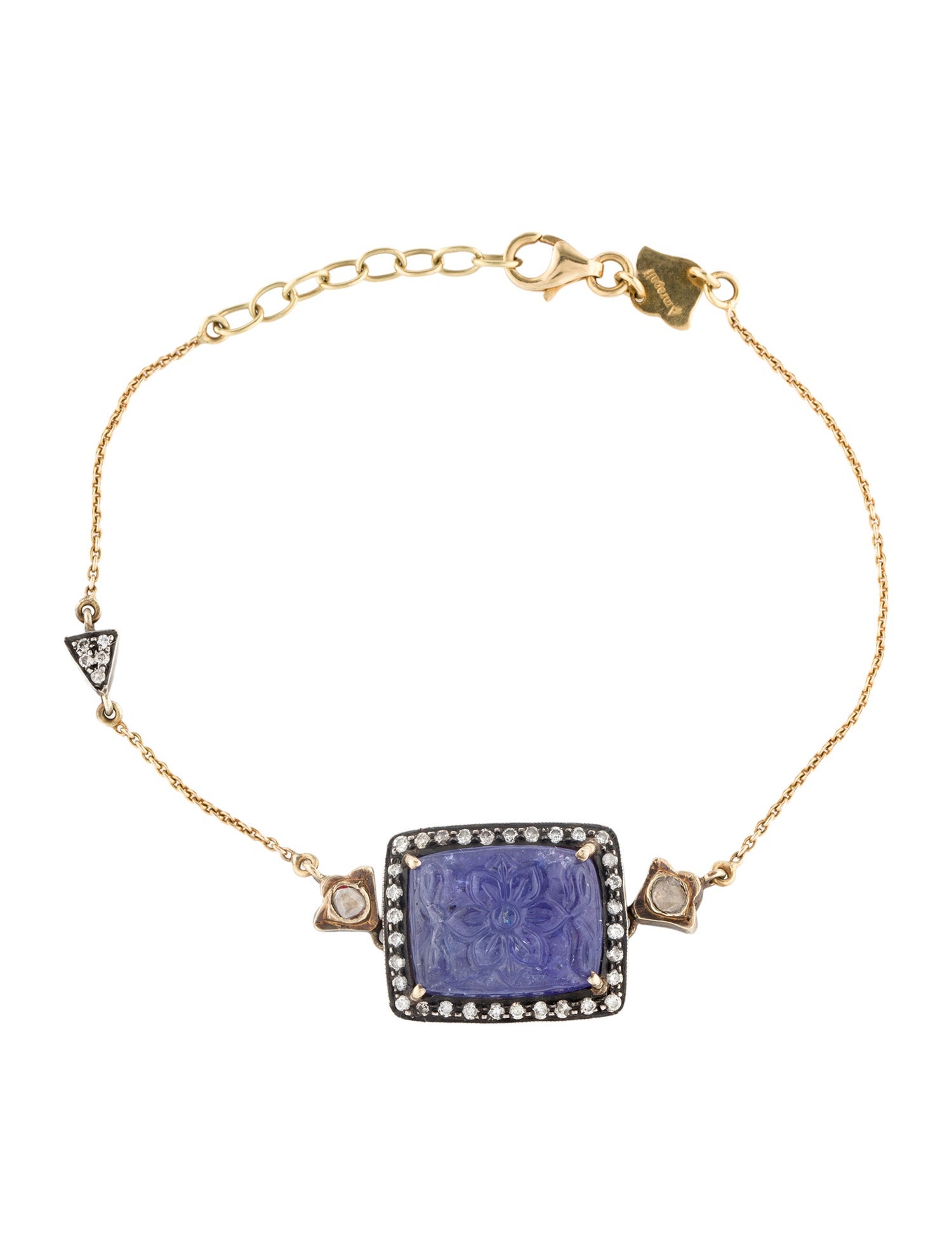 Amrapali Tanzanite & Diamond Station Bracelet