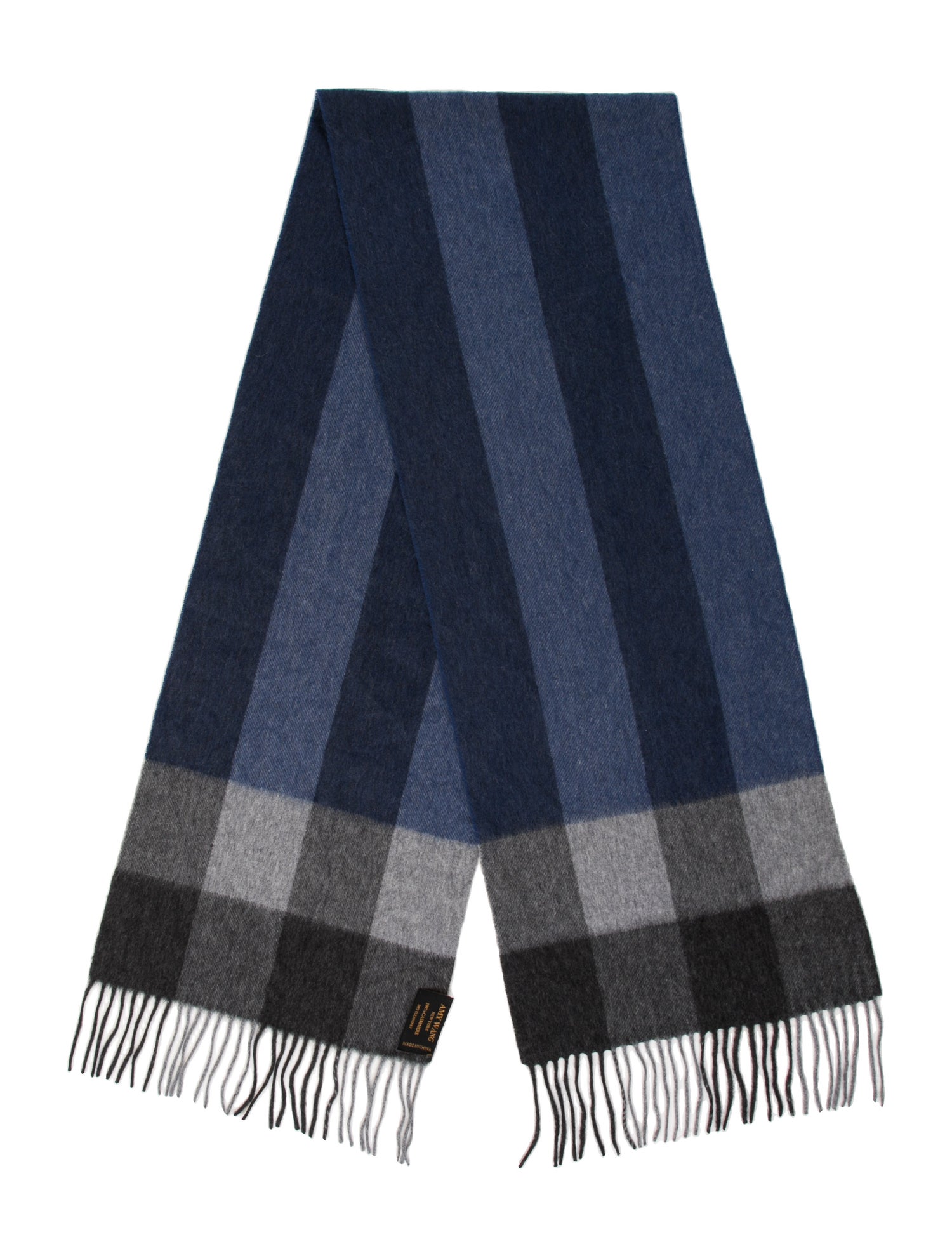 Amy Crookes Cashmere Striped Scarf