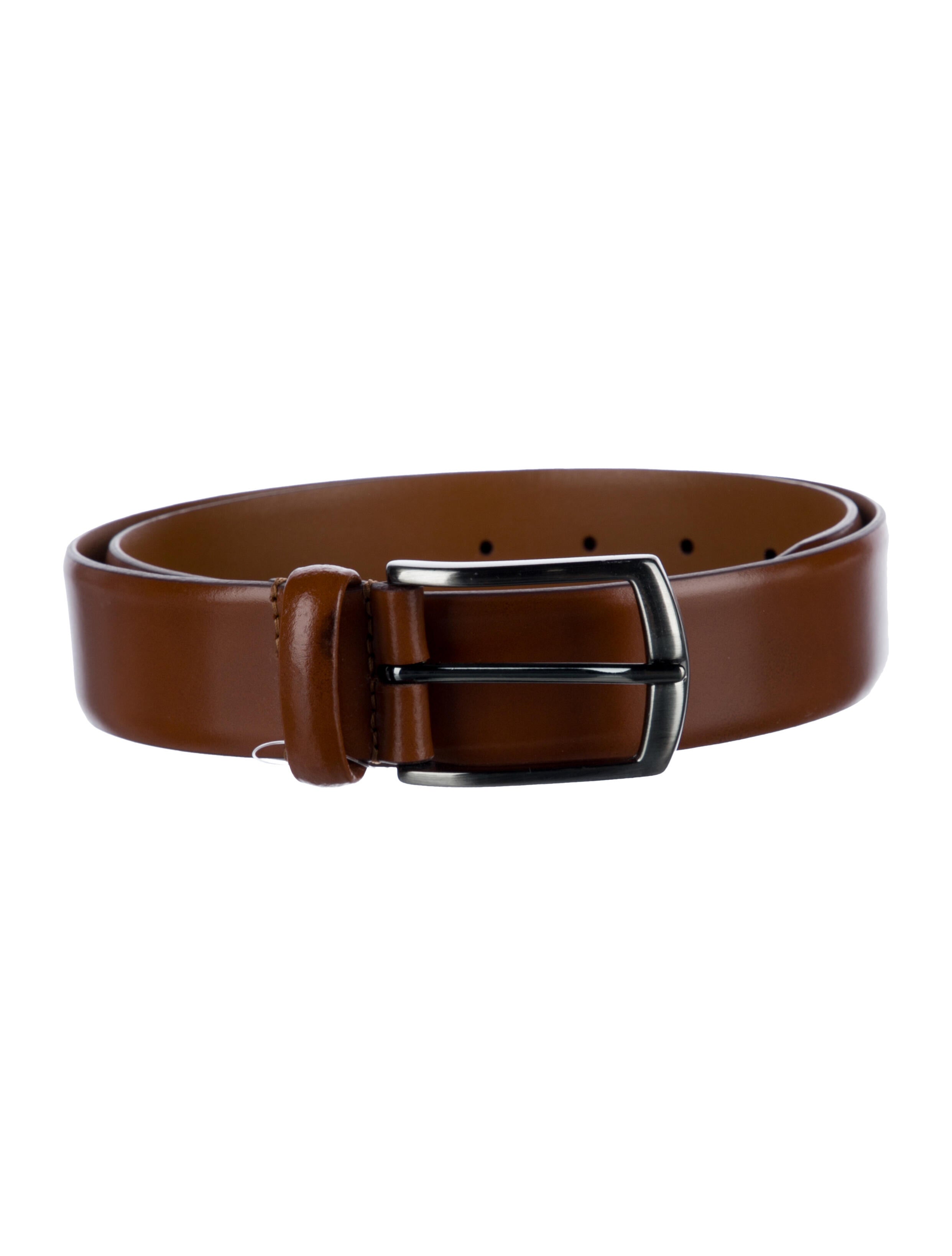 DIOR x Shawn Stussy Leather Belt - Black Belts, Accessories