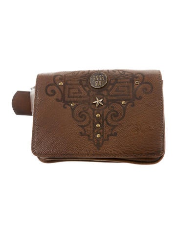 Anna Sui Distressed Leather Waist Bag