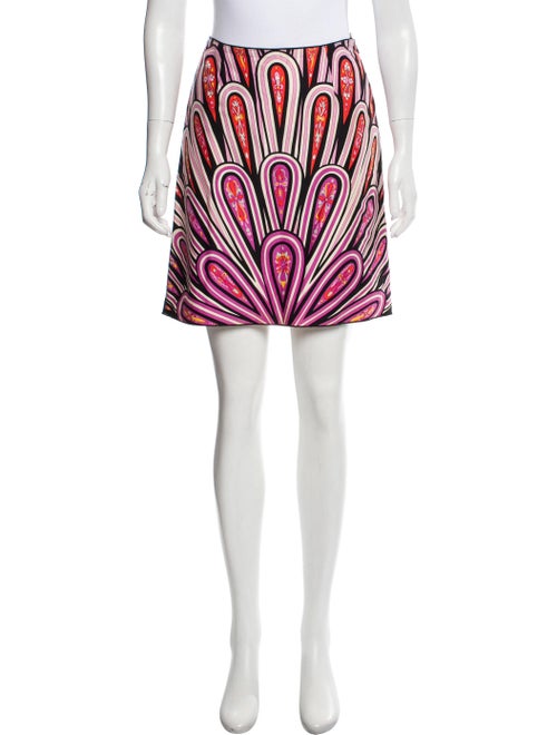 Anna Sui Printed Mini Skirt Pink