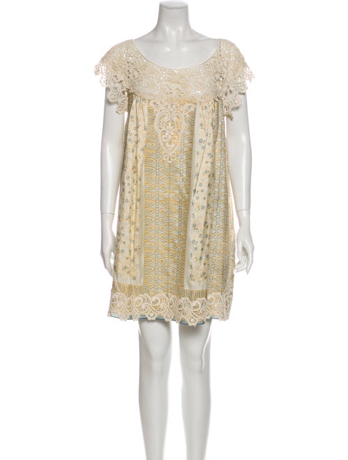 Anna Sui Silk Mini Dress