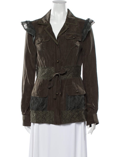 Anna Sui Utility Jacket Green