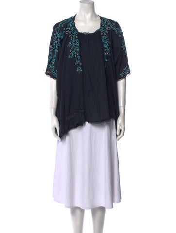 Anna Sui Tops 2010's Printed Tunic M