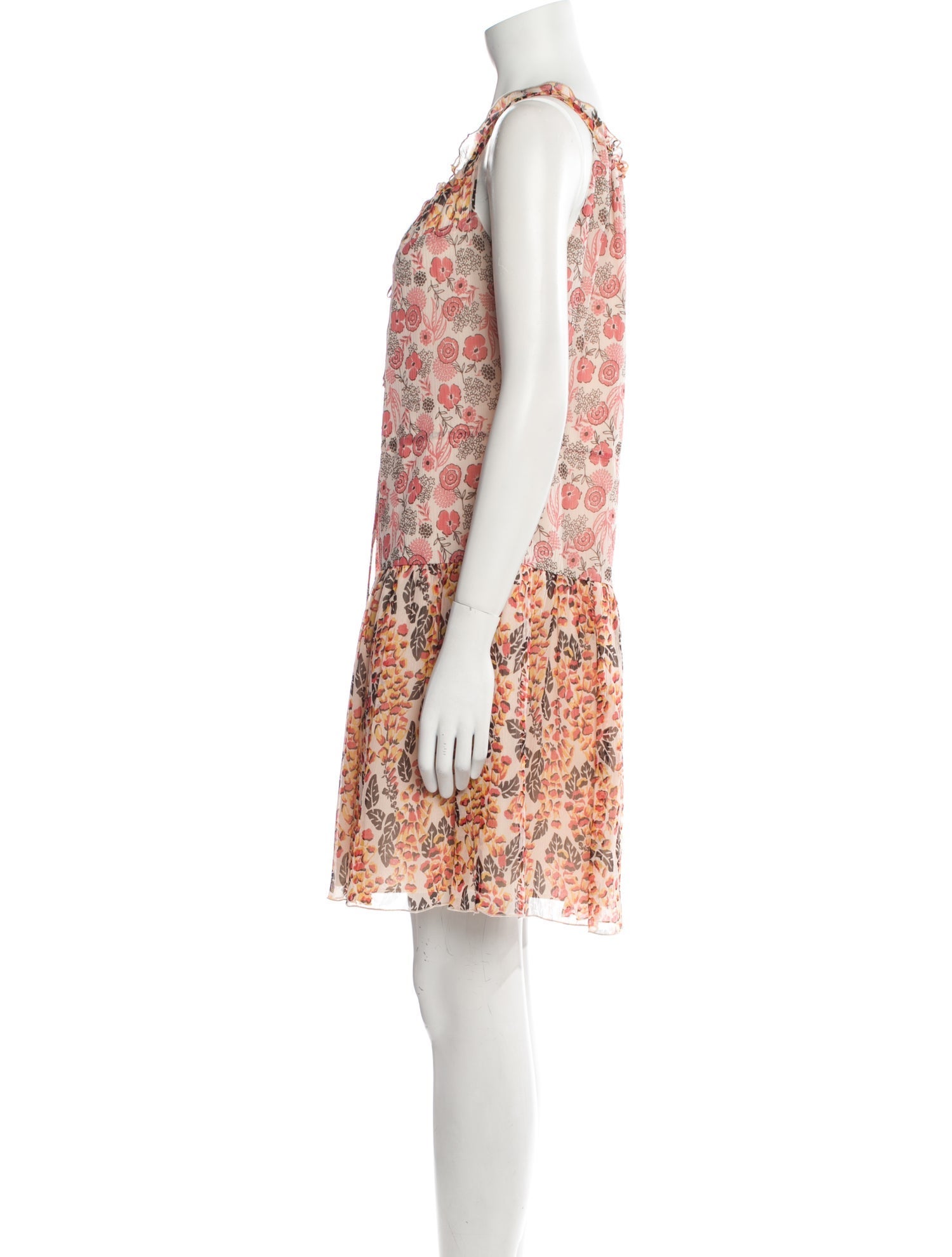 Anna Sui Silk Knee-Length Dress