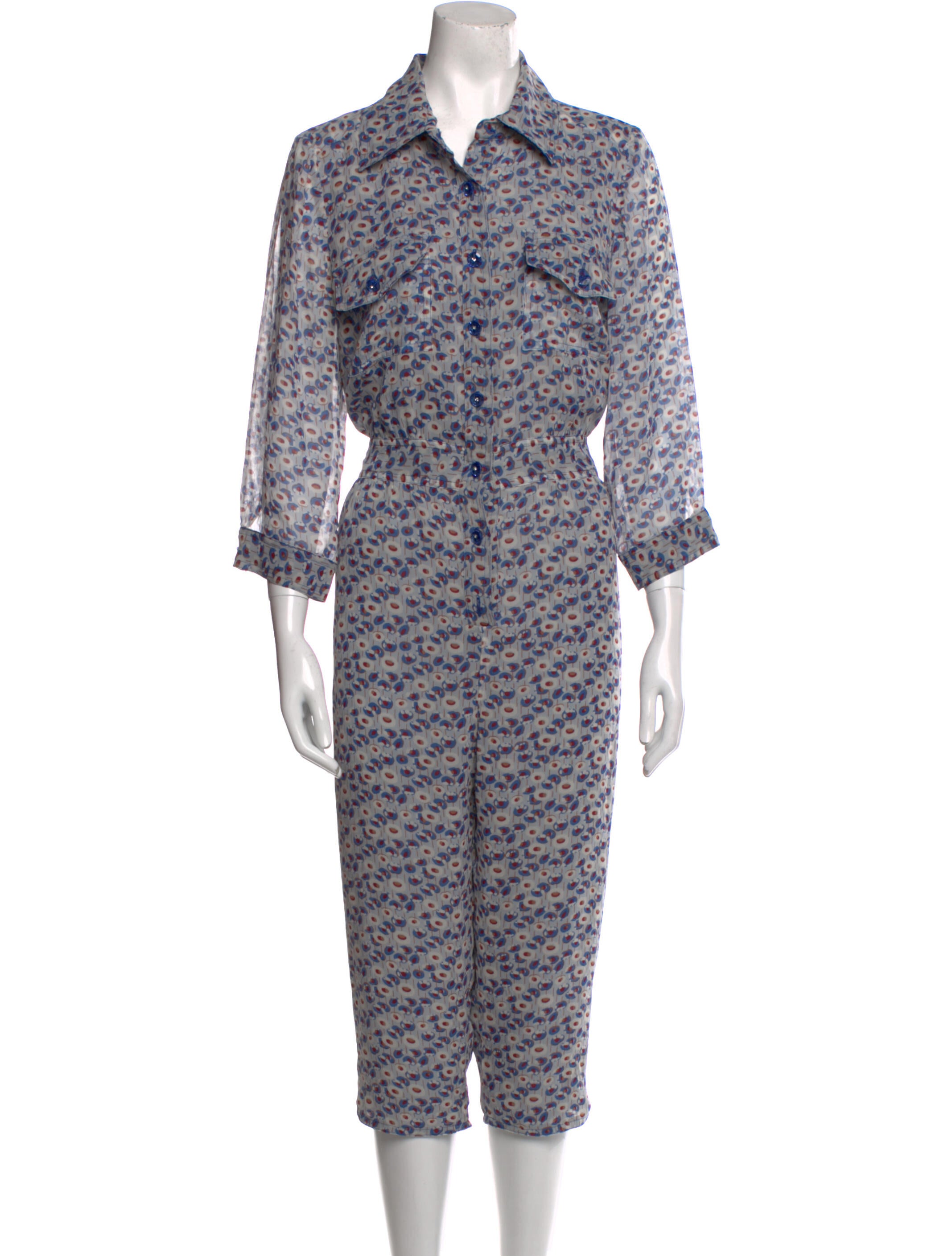 Anna Sui Printed Jumpsuit