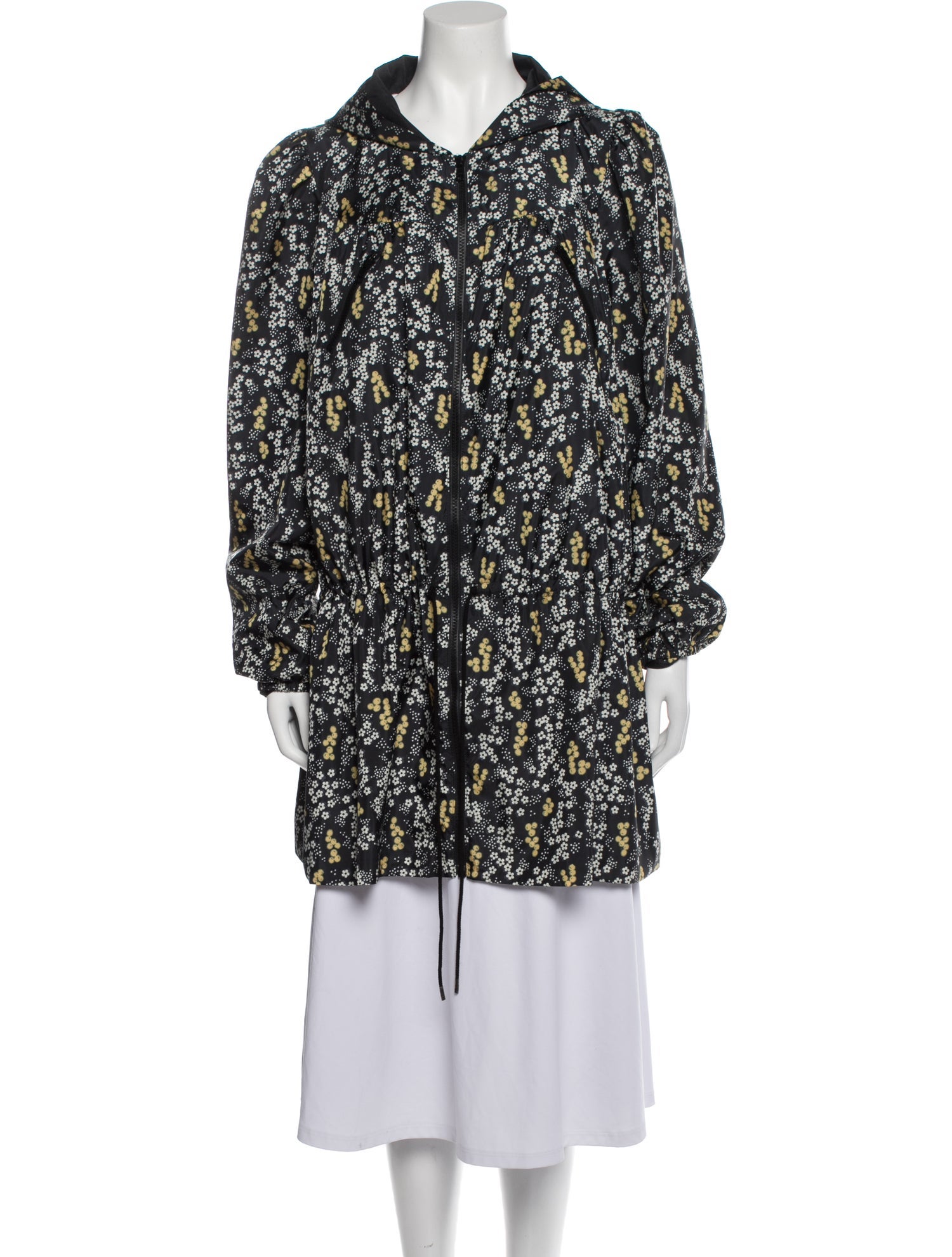 Anna Sui Floral Print Coat