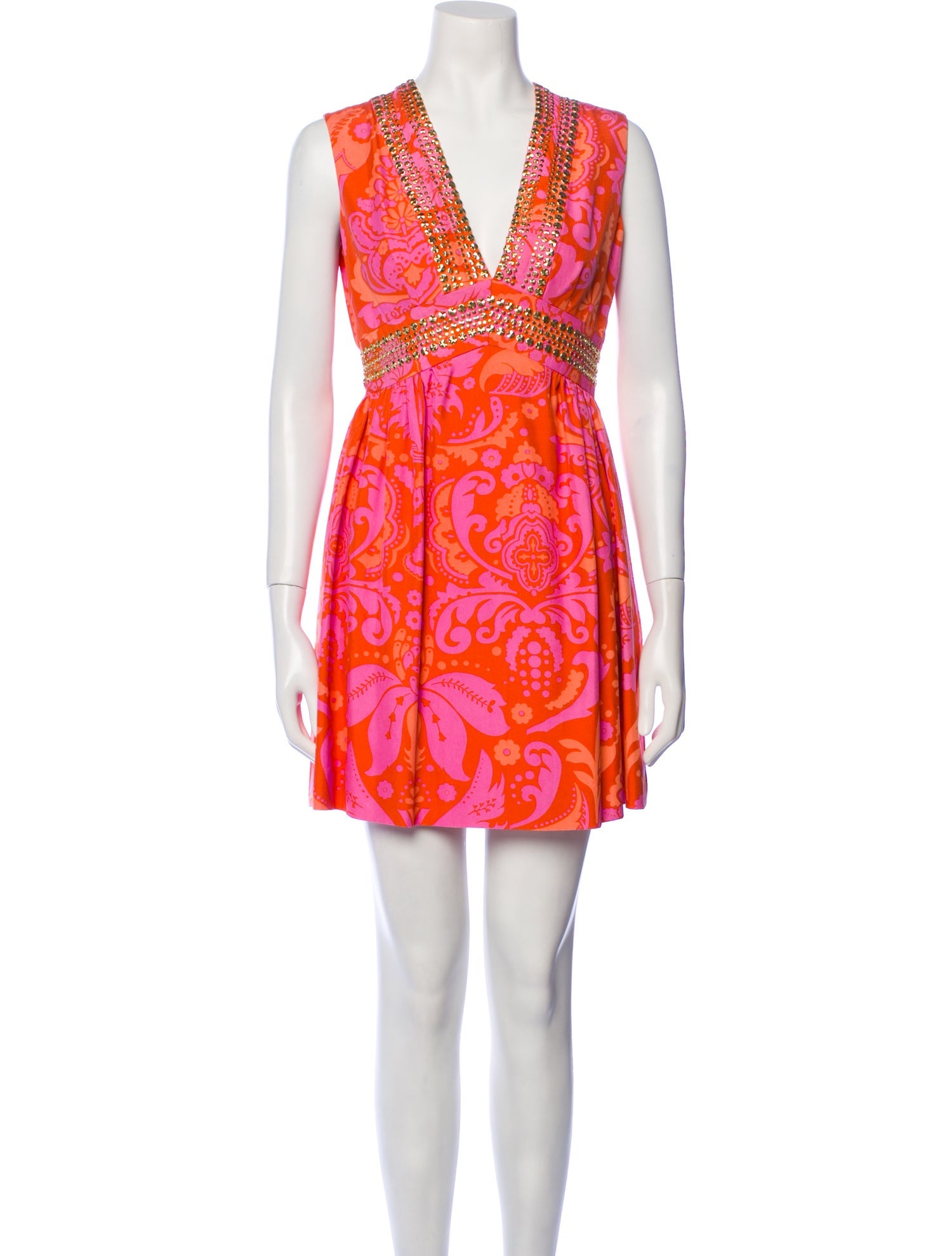 Anna Sui Silk Mini Dress